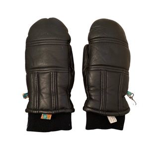 Vintage Kombi down leather gloves